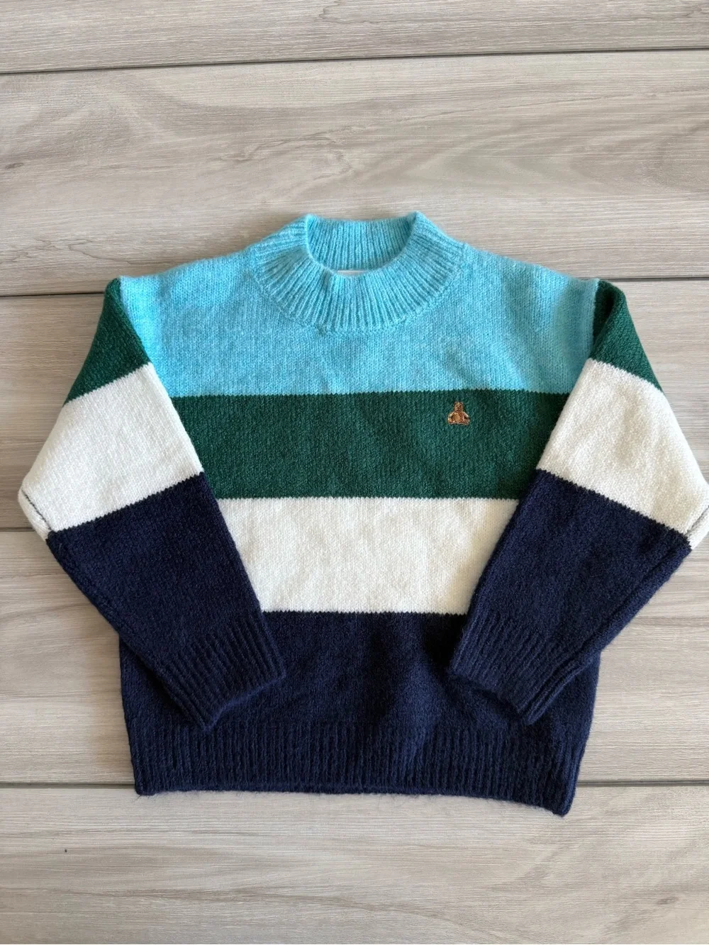 Baby Gap Mockneck Sweater Blue Size 3 Years NWT